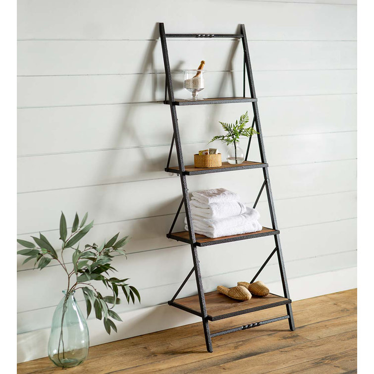 Plow & Hearth Ladder Bookcase Wayfair